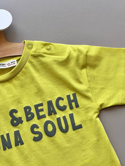 Lemon Cotton T-Shirt - La Farandole Paris