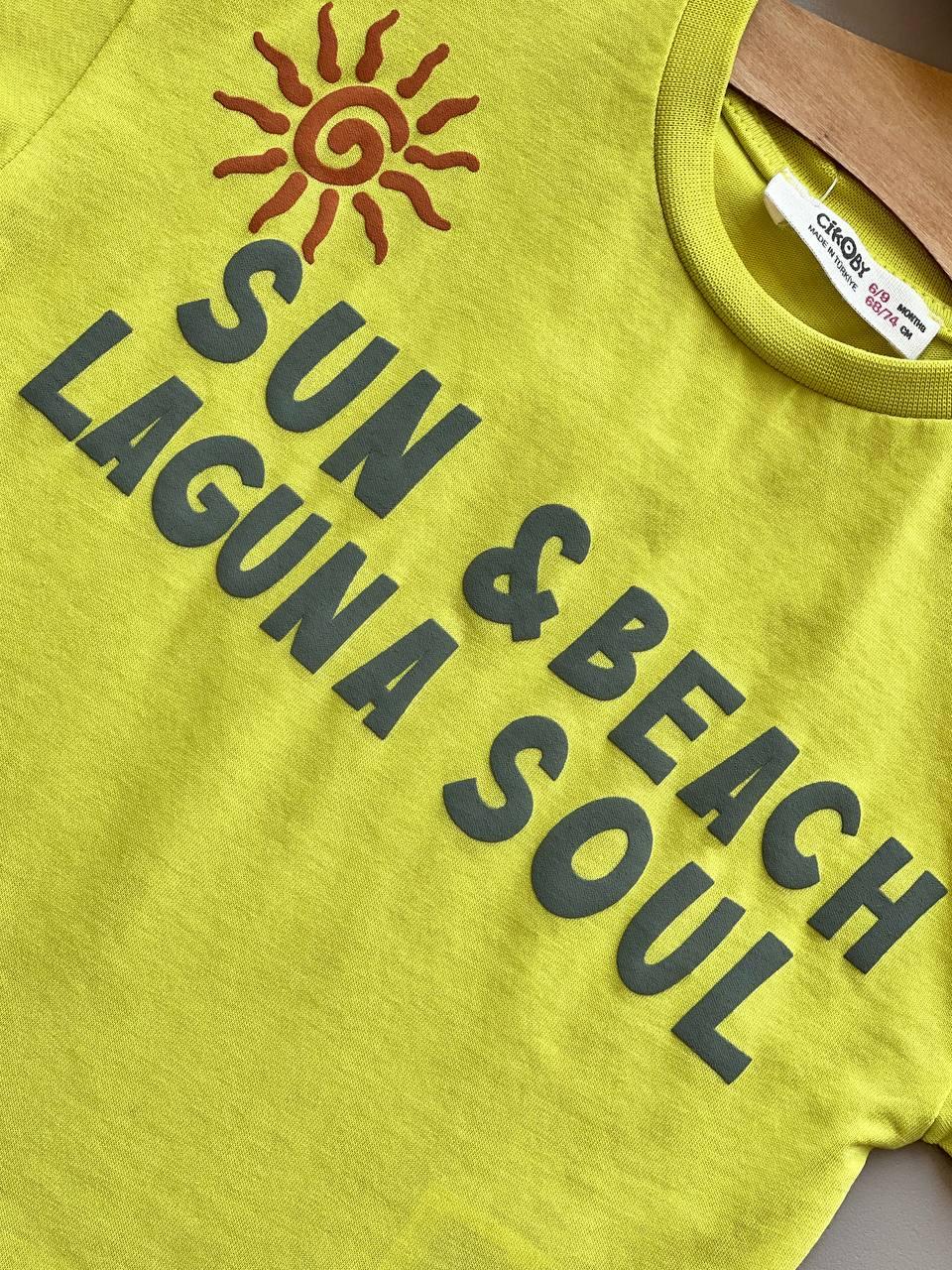 Lemon Cotton T-Shirt - La Farandole Paris