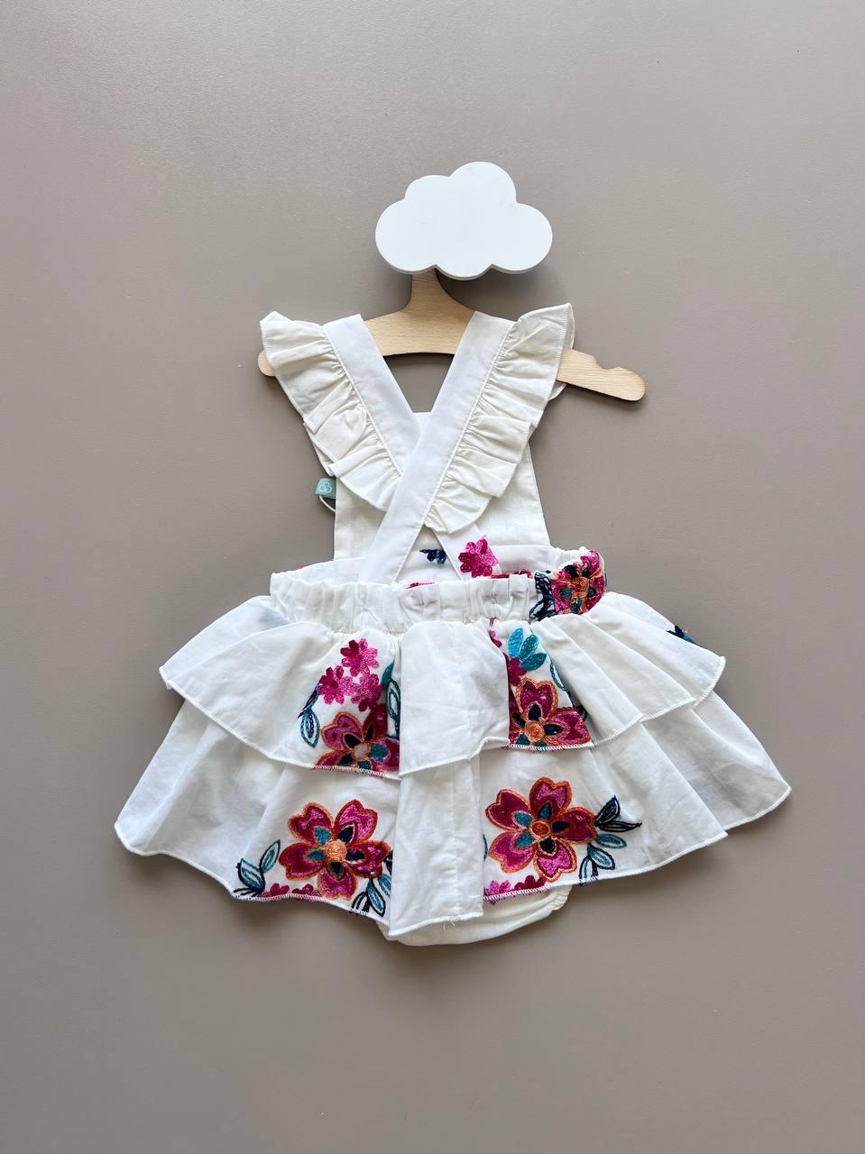 Nina White Dress - La Farandole Paris