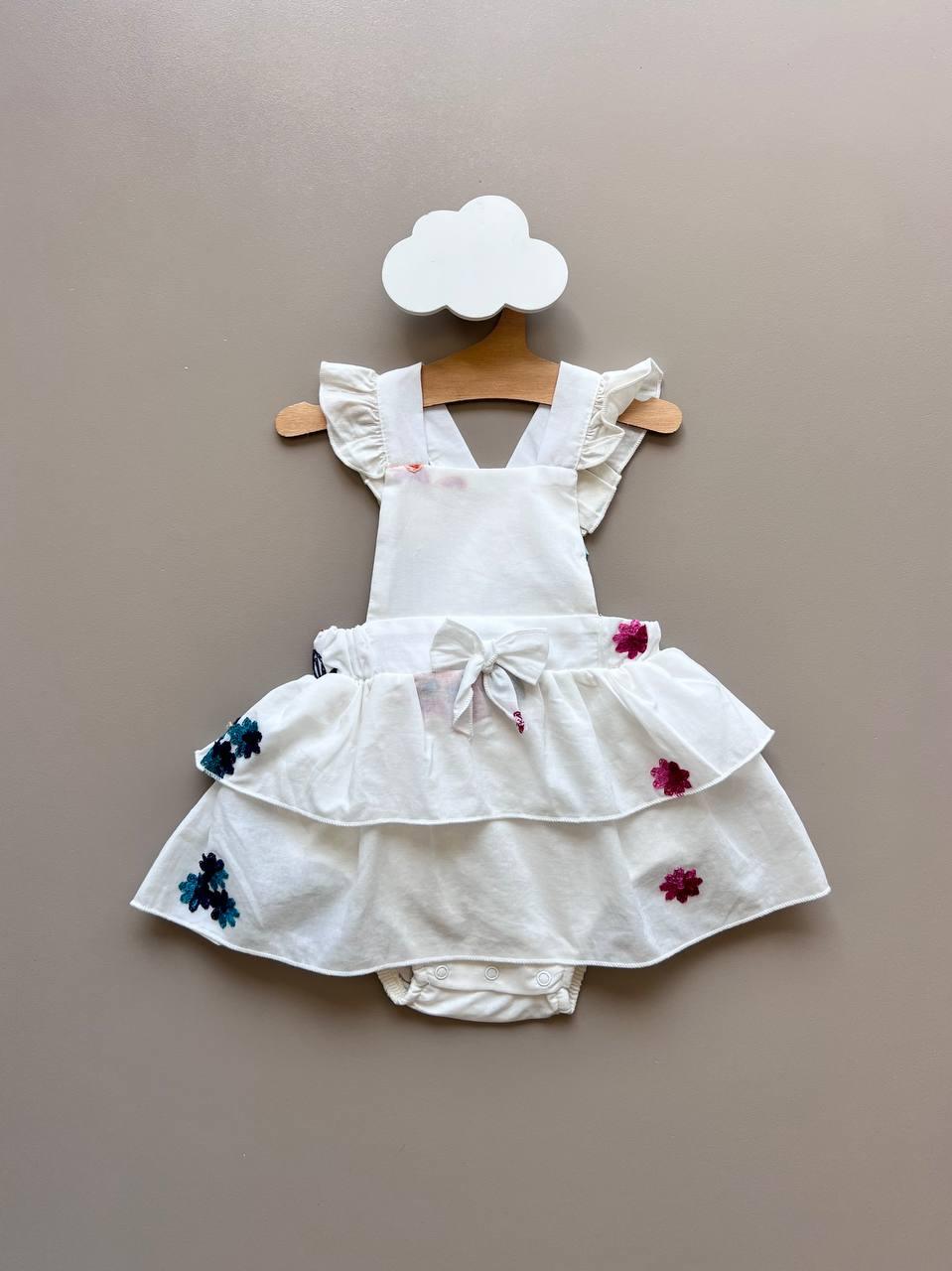 Nina White Dress - La Farandole Paris