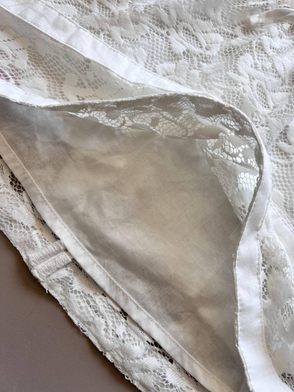 Off White Sleeveless Bridal Dress - La Farandole Paris