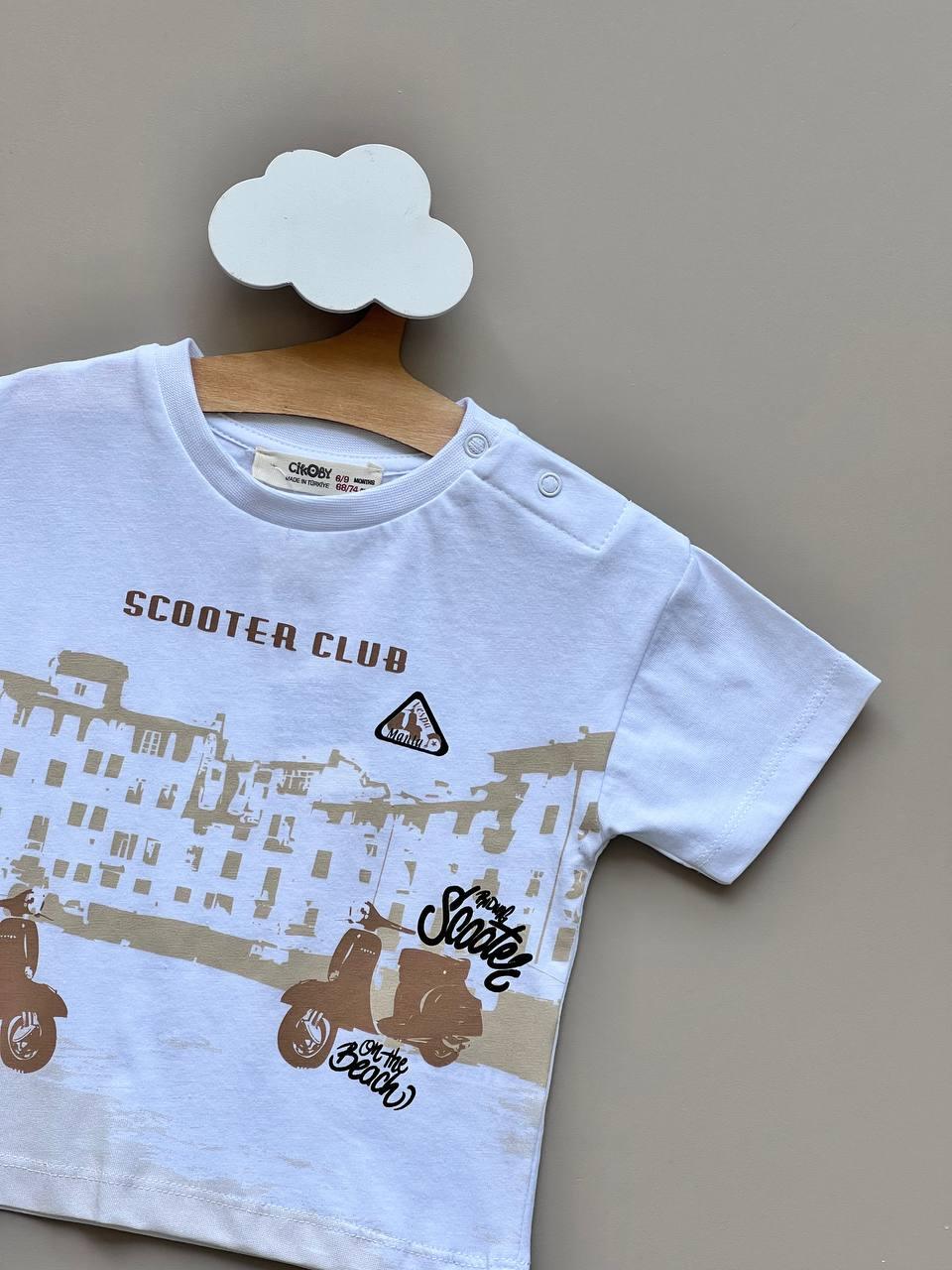 Scooter Cotton T-Shirt - La Farandole Paris