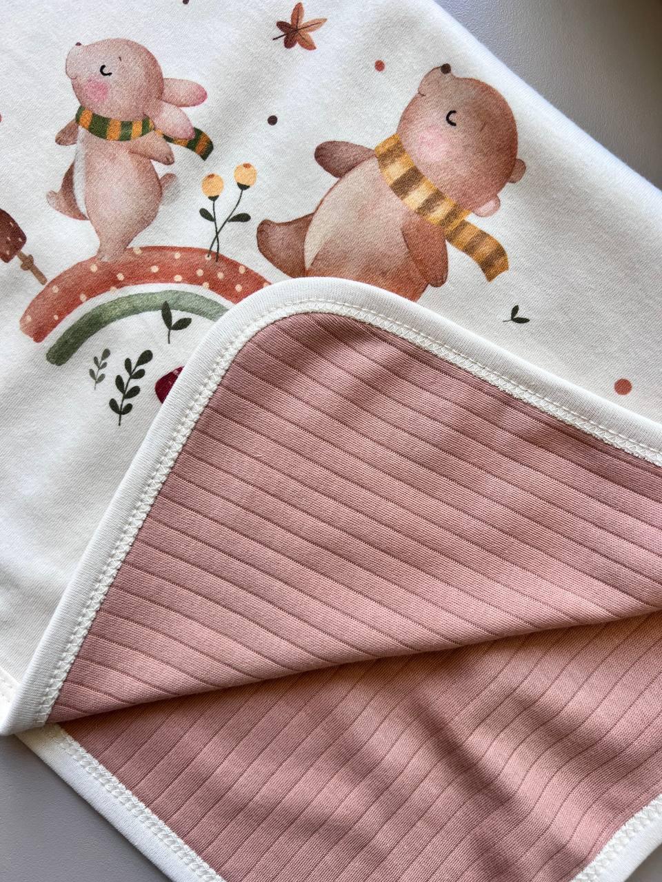 Mushroom Beige & Brown GOTS™ Certified Organic Cotton 10 Pcs Hospital Set - La Farandole Paris
