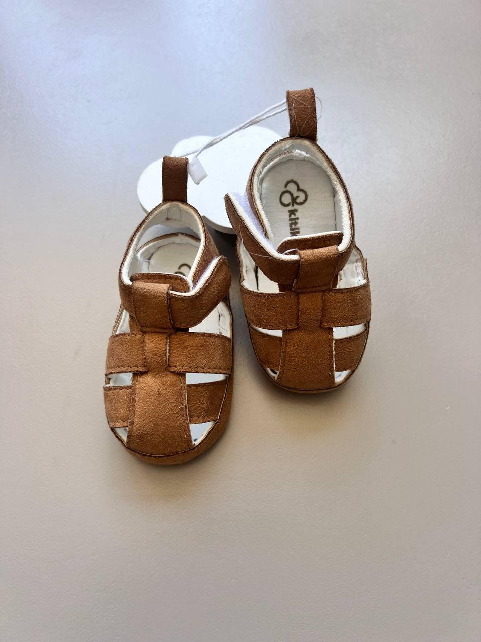 Adon Brown Chamois Sandal - La Farandole Paris