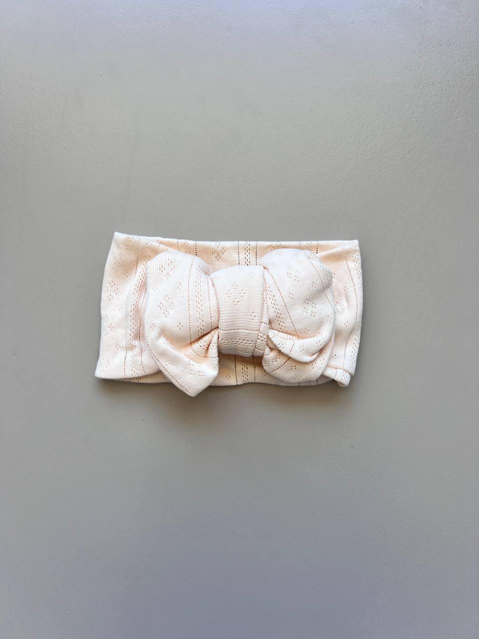 Bow Cotton Hair Band - La Farandole Paris