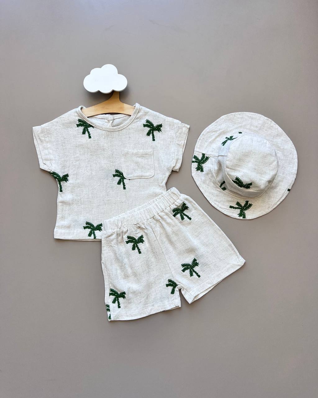 Linen Trees Summer 3 Pcs Set