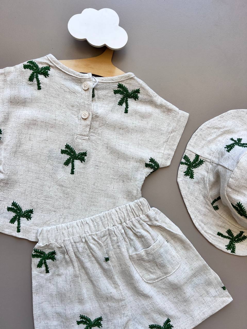 Linen Trees Summer 3 Pcs Set