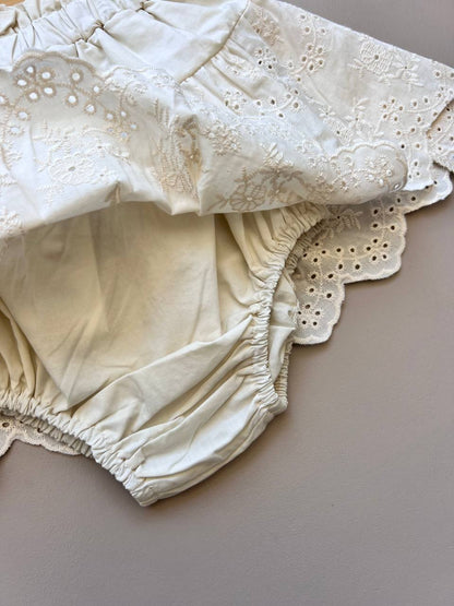 Beige Ruffles Skirt
