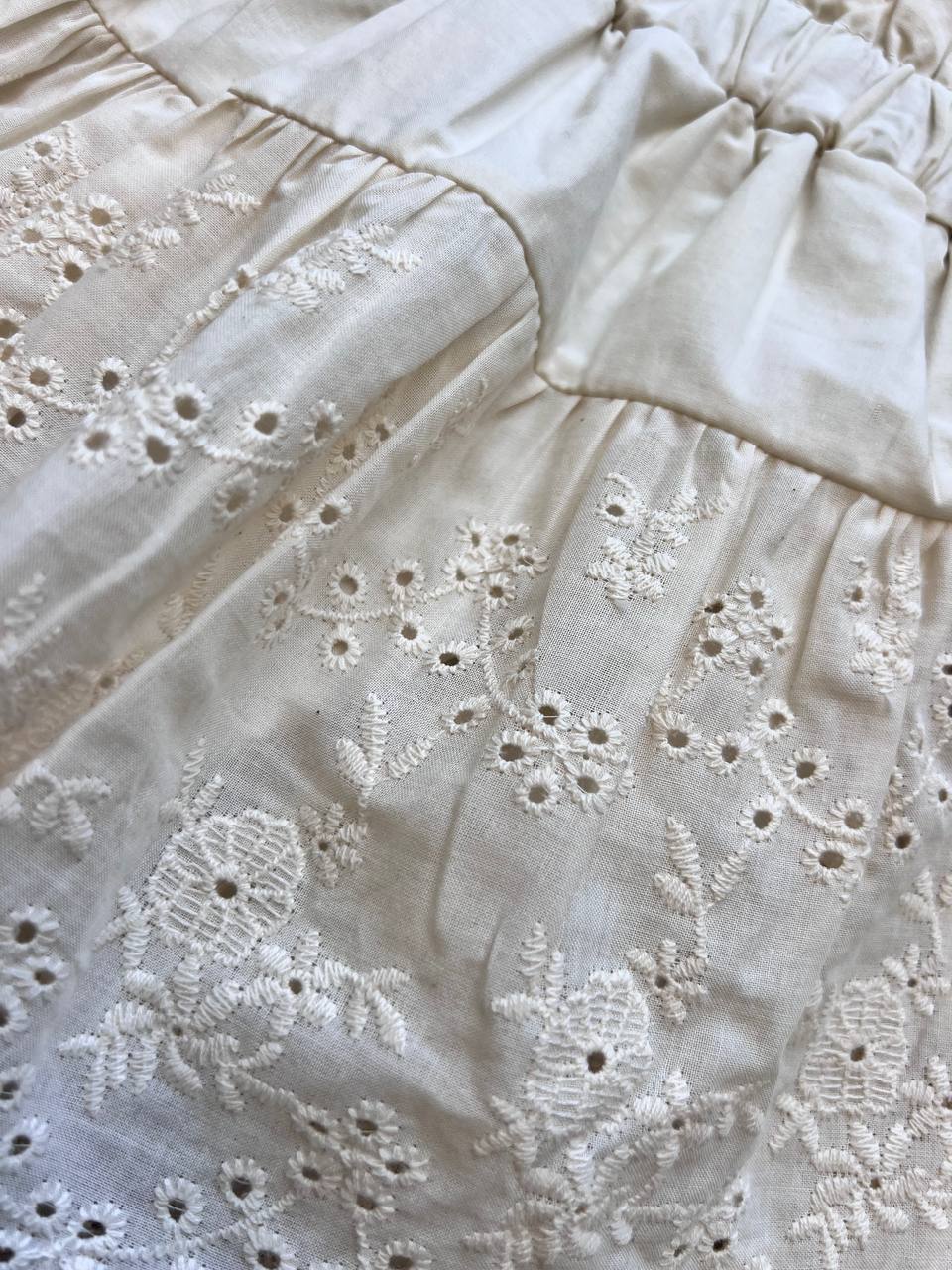 Beige Ruffles Skirt