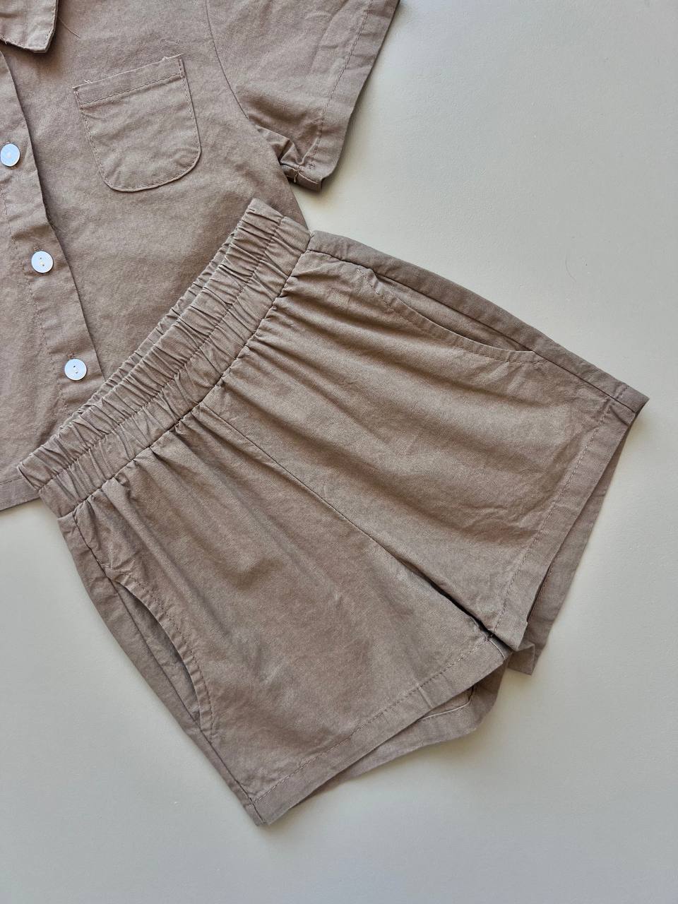 Korean Style Oversized Shirt 2 Pcs Set