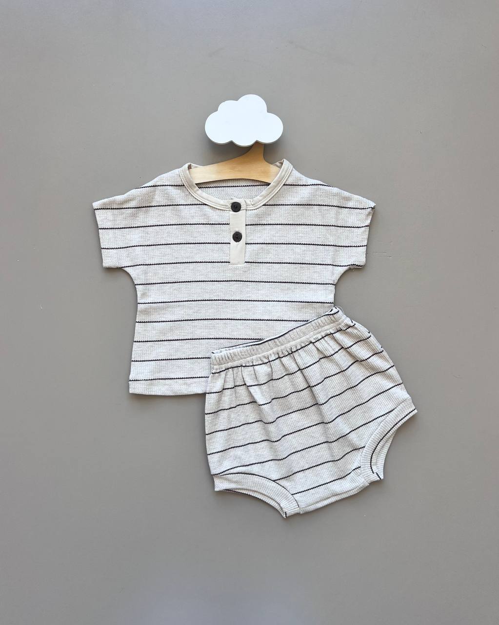Striped Cotton Summer 2 Pcs Set