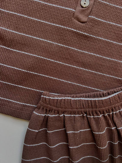 Striped Cotton Summer 2 Pcs Set