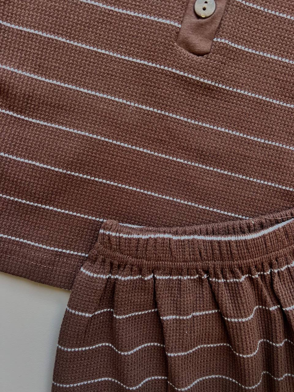 Striped Cotton Summer 2 Pcs Set