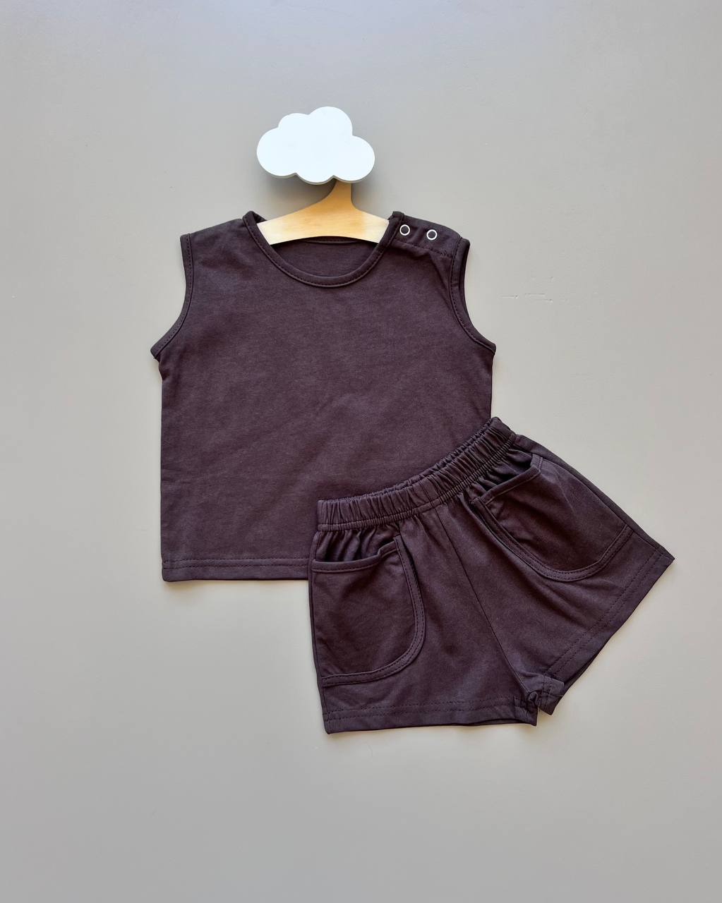 Sleeveless Cotton Summer 2 Pcs Set