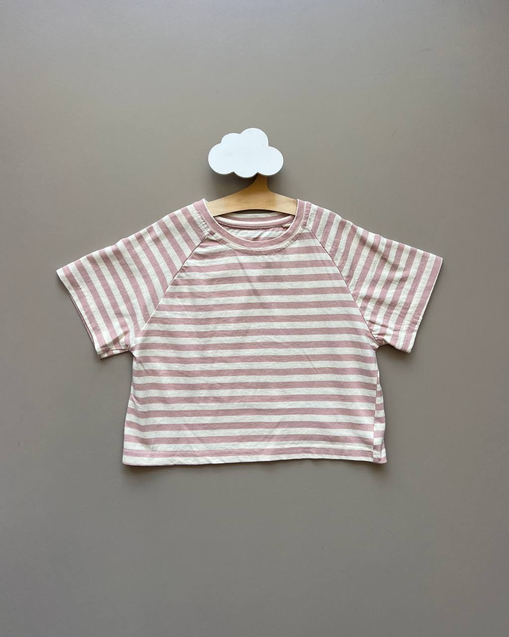 Striped Oversized Cotton T-Shirt