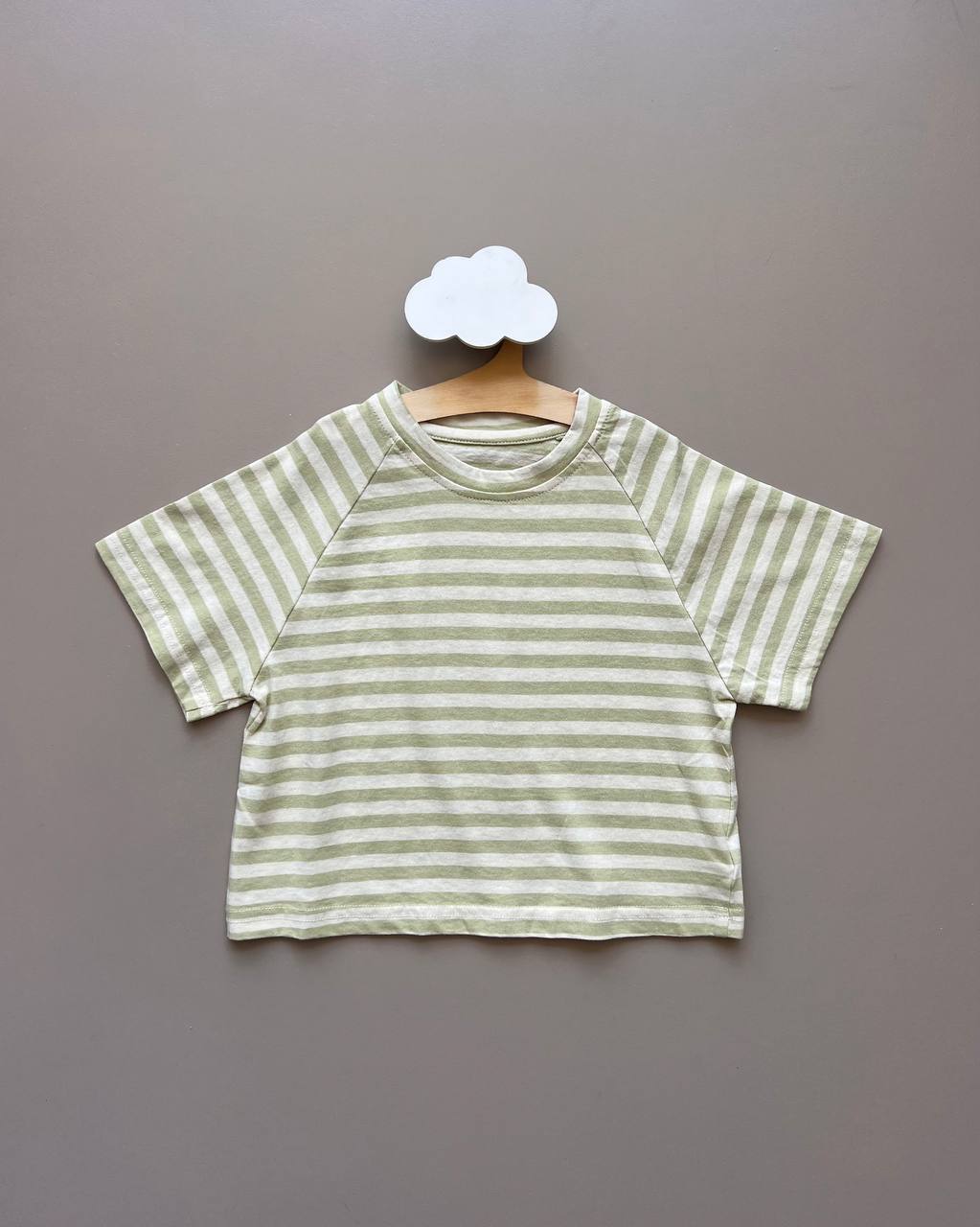 Striped Oversized Cotton T-Shirt