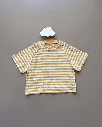 Striped Oversized Cotton T-Shirt