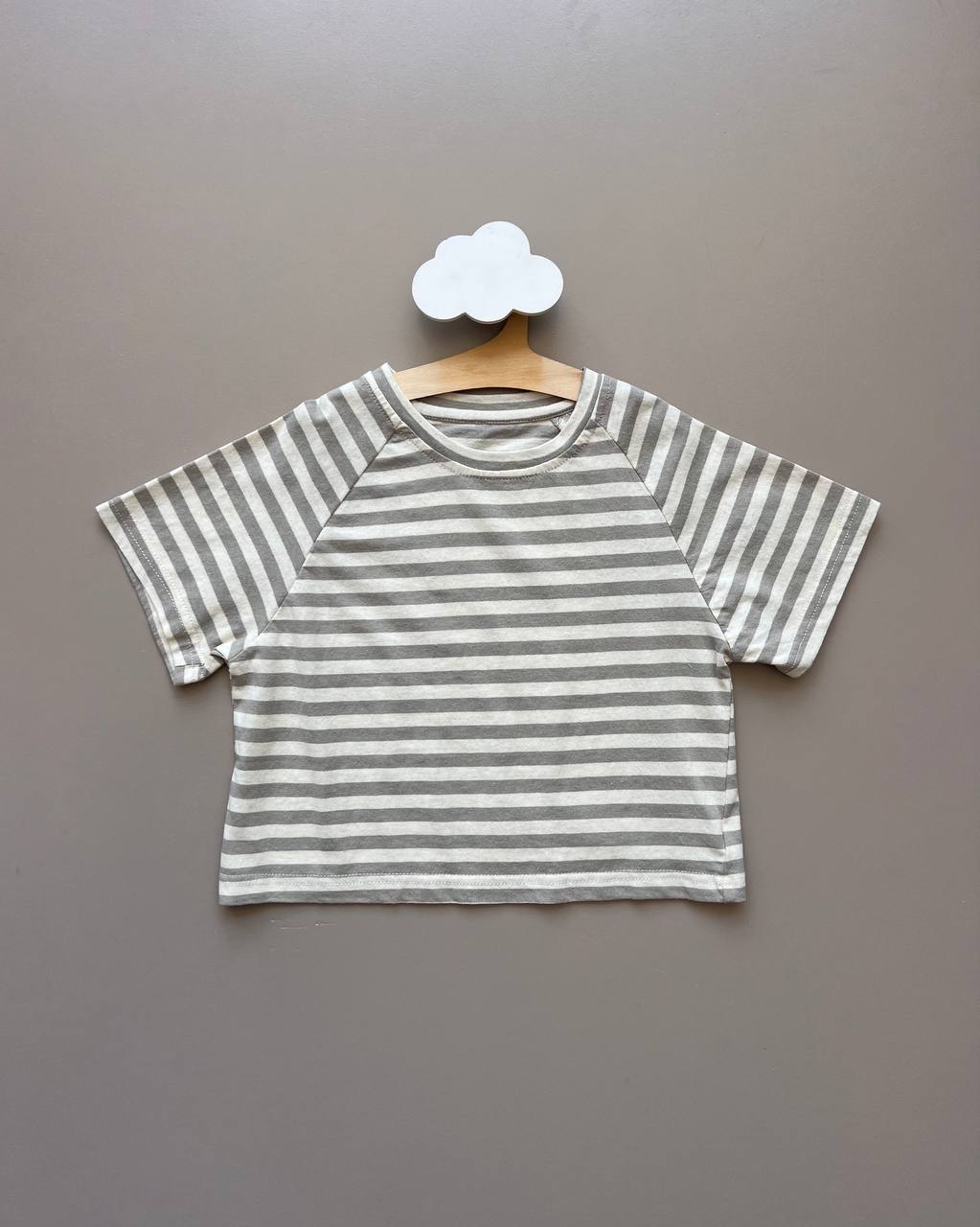 Striped Oversized Cotton T-Shirt