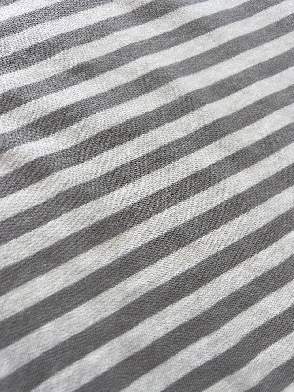 Striped Oversized Cotton T-Shirt