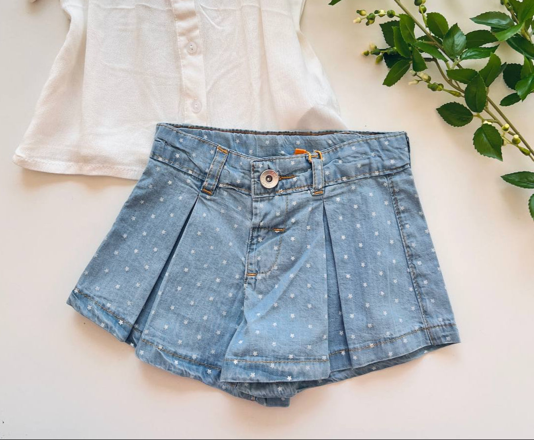 Blue Stars Jeans Short