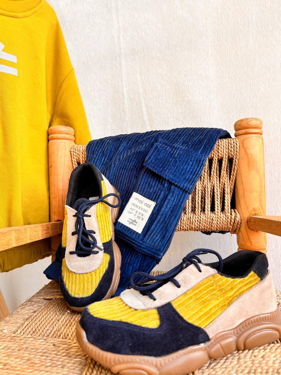 Dark Lemon Sneakers - La Farandole Paris