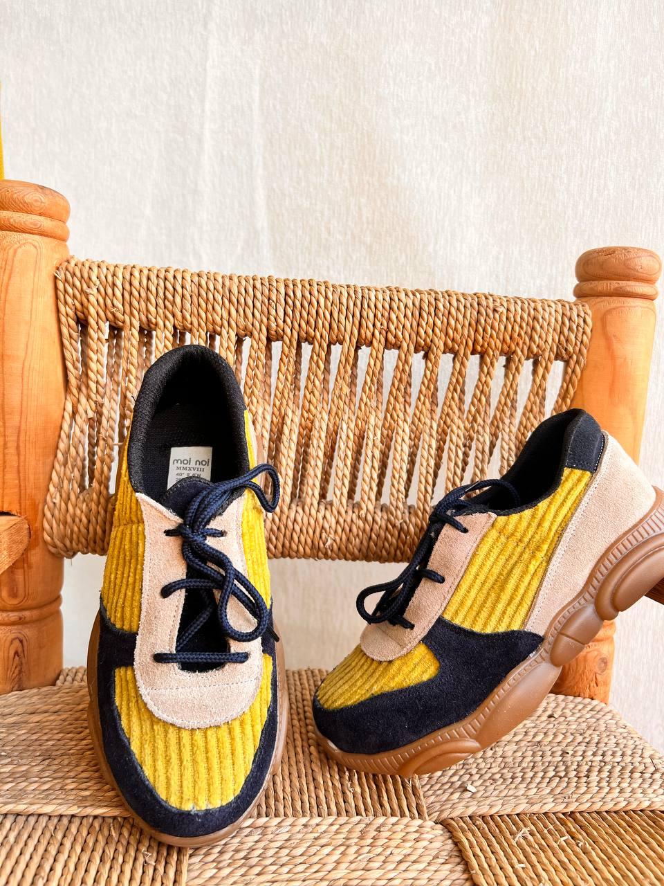 Dark Lemon Sneakers - La Farandole Paris