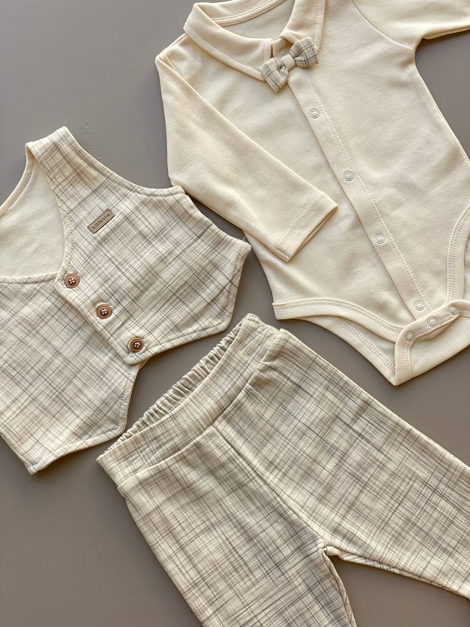 Ecru 4 pcs Organic Cotton Set