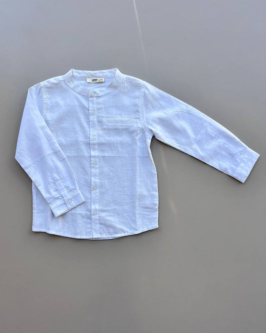 White Linen Shirt