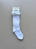 Long Socks With Dentel - Gravure - La Farandole Paris