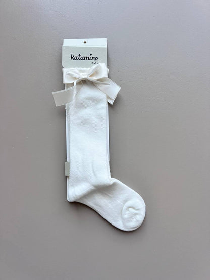 Socks With Large Ruban - La Farandole Paris