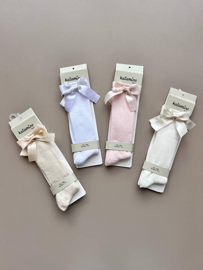 Socks With Large Ruban - La Farandole Paris
