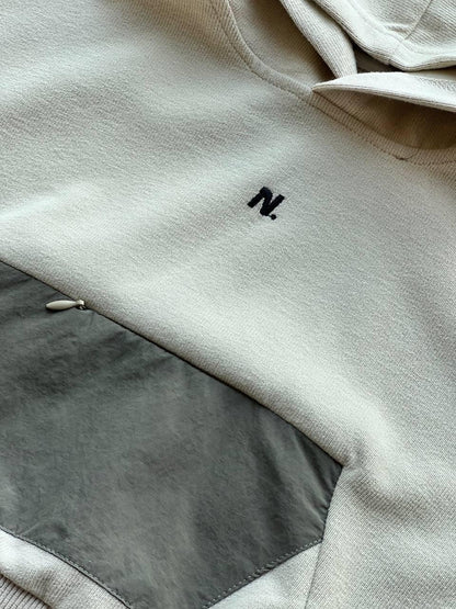 Greige Oversized Hoodie - La Farandole Paris