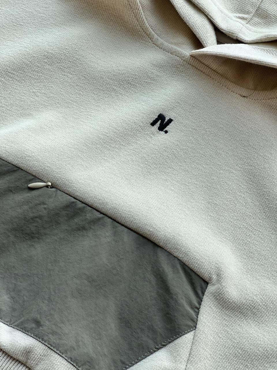 Greige Oversized Hoodie - La Farandole Paris
