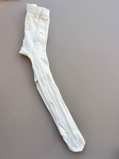 Cotton Basic Tights Gravure - La Farandole Paris