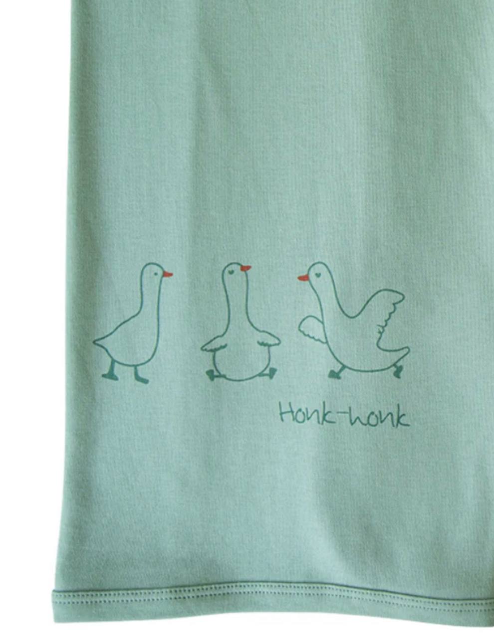 White And mint green Ducks 3 Pcs Set